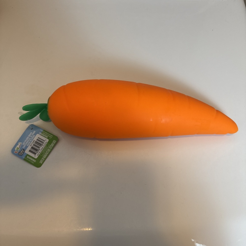Sunny Days Jumbo Squeezy Easter Carrot Orange Squishy Squish Sensory Fun